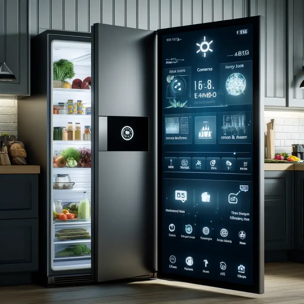 modern smart refrigerator